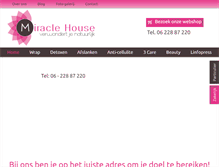 Tablet Screenshot of miraclehouse.nl